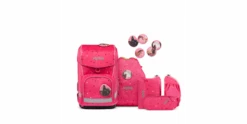 Ergobag Cubo Light Schulranzen-Set - Urlaub Auf Dem ReitBĂ€rhof
