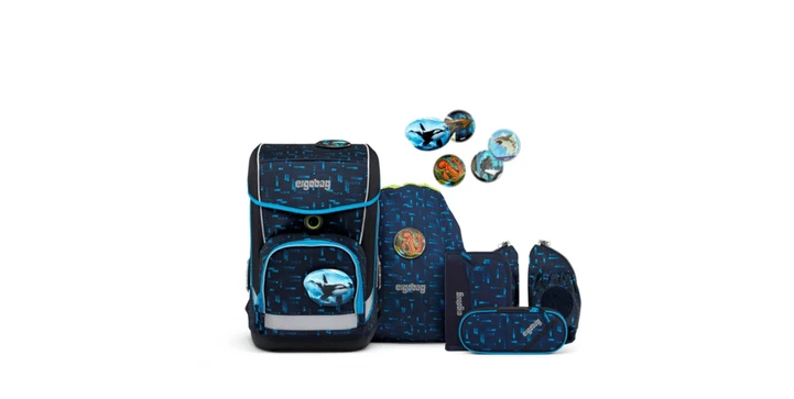 Ergobag Cubo Light Schulranzen-Set - TiefseetauchBär 3 Ergobag Cubo Light Schulranzen-Set - TiefseetauchBär
