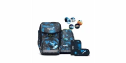 Ergobag Cubo Schulranzen-Set Bär Anhalter Durch Die Galaxis