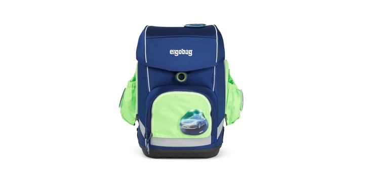 Ergobag Fluo Seitentasche Zip-Set Grün 4 Ergobag Fluo Seitentasche Zip-Set Grün – Bild 2