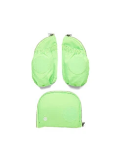 ERGOBAG, Fluo LED Seitentaschen Zip-Set Grün