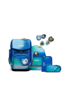 ERGOBAG, Schultaschen Set 5tlg CUBO DschungelfieBär