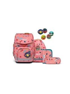 ERGOBAG, Schultaschen Set Cubo 5tlg ZitronenfaltBär