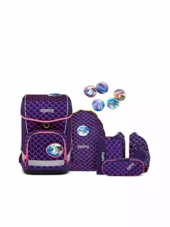 ERGOBAG, Schultaschen Set Cubo Light 6tlg PerlentauchBär